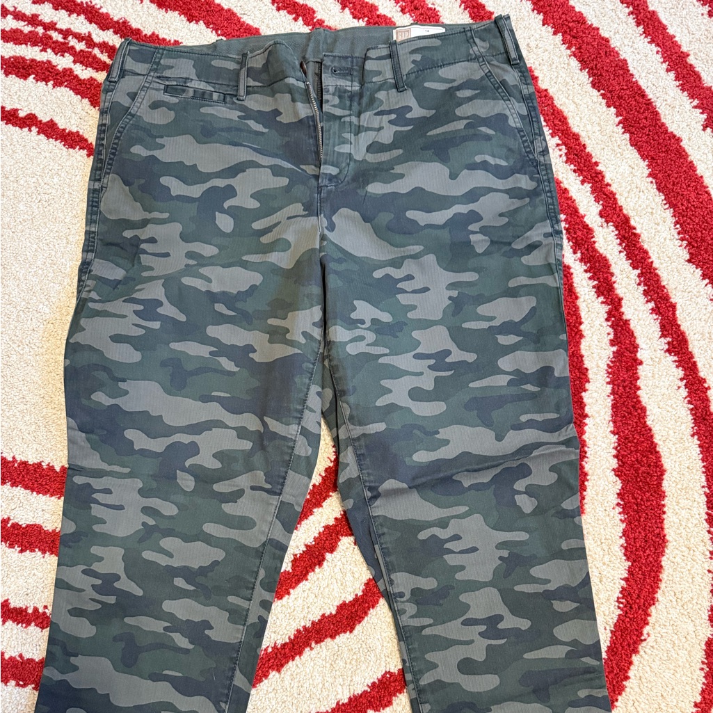 Gap Camouflage Straight Pants